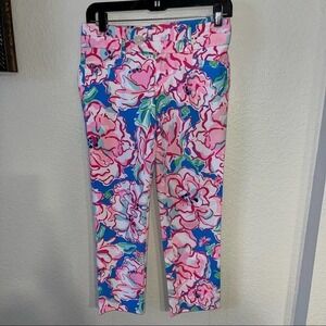 Lilly Pulitzer Floral Patterned Pants Size 0